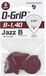 D-Grip Janicek D-Grip Plektrum - Jazz B - 1.40 mm Bordeauxrood - 6 stuks