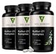 IK-Handelsgruppe Vita Elements Cultuur-21 Complex Set van 3 540 capsules Veganistisch Voedingssupplement