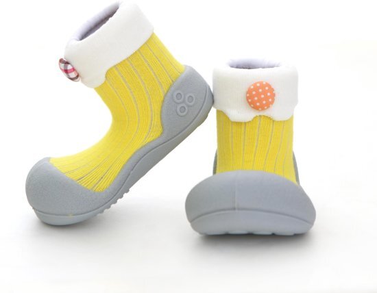 Attipas Lollipop geel babyschoenen sloffen maat 19 geel