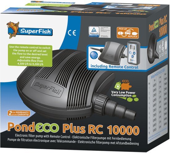 SuperFish Pond Eco Plus Rc 5000 - Pompen - 5000 l/h