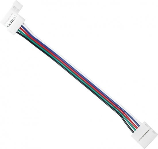 ABC-LED Waterproof Ledstrip Connector cable Click to Click RGB- Outdoor