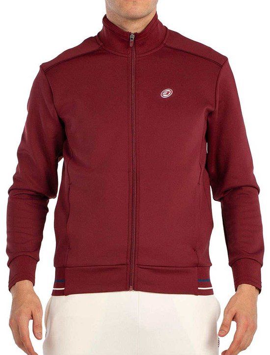 Bullpadel Hoodie Abadin Mannen Padel Wijnkleur Polyester
