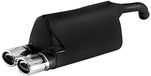 Sportuitlaat Kia Sportuitlaat compatibel met Kia Picanto 1.0i 45kW/1.1i 48kW 2004-2011 2x 95x65mm