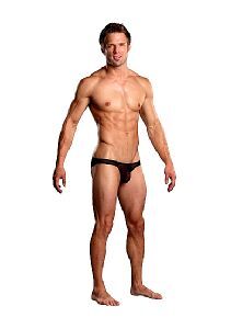 Male Power Brazilian Pouch Bikini - Black