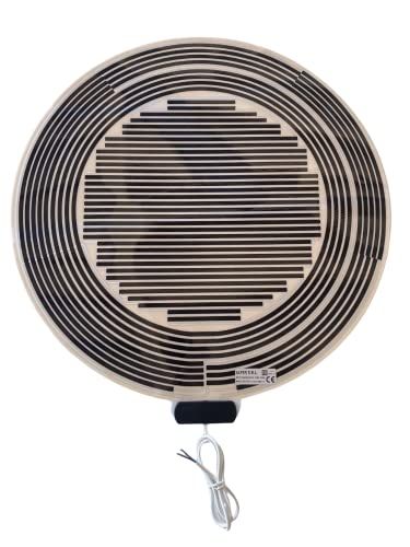 ALPER SRL Alper verwarmingsfolie voor spiegels, anti-condens-stickers, elektrisch, polyester, diameter 500 mm, 40 W, 230 V