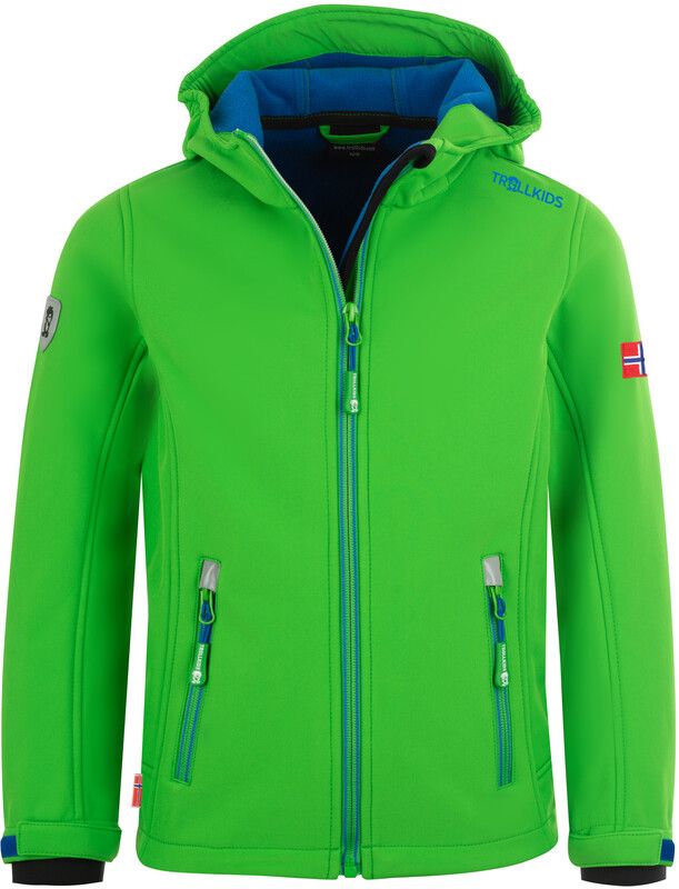 TROLLKIDS Trollfjord Jas Kinderen - groen - Maat 128 - 2023