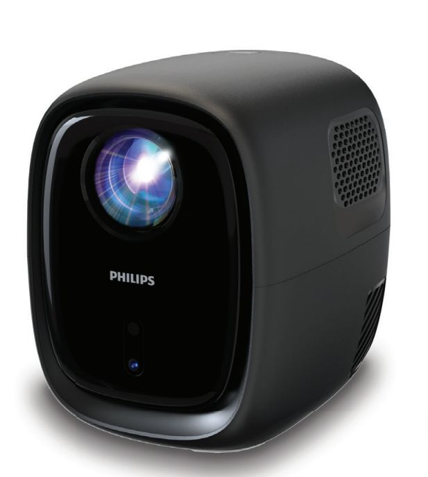 Philips NeoPix 130C Smart Projector - HD Ready - 100 ANSI Lumen - WiFi 6 - Black
