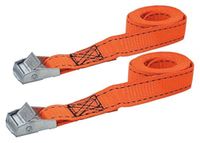 PETEX 43198535 Klemslot Spanriem, 2,5 m, oranje, 2 stuks