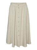 VERO MODA Vmmelaney H/W Button Calf Skirt Wvn Ga Damesrok