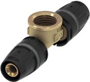 TECE TECElogo-Push T-stuk BI standaard messing, Dim. 25 x 3/4 x 25, 8610404