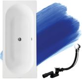 Badland VITAE SLIM ligbad 180 x 80 cm wit zonder zijpaneel