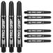 Pro Grip tige de fléchettes - Court - 34 mm - Noir - 9 pièces