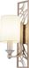 Maytoni GmbH Maytoni Klassieke wandlamp met stoffen kap, fitting E14, messing, dimbaar, 40W