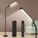 Lampe de luminothérapie sur pied 10000 lux avec pilote tactile Noir