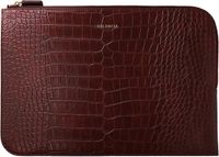 Selencia Croco Laptop Sleeve - 11 inch - Burgundy