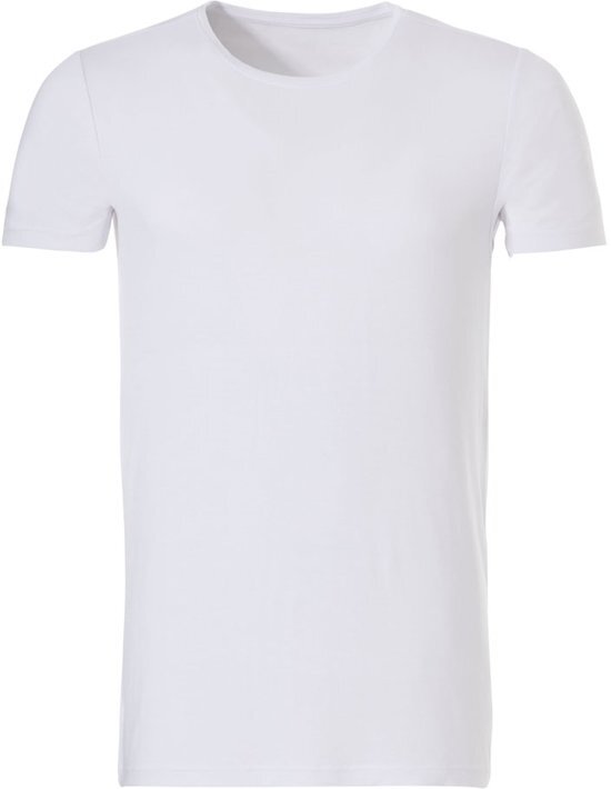 Ten Cate - Heren Bamboo Basic Ronde Hals T-Shirt Wit - M