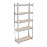 Relaxdays Stellingkast - 168x80x30 cm - 250 kg - Verzinkt Staal