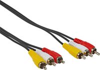 Allteq Audio/video kabel - 10 meter - Zwart