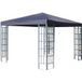 Quick-star Rank Pavillon 3x3m Metall Garten Partyzelt anthracite Ral 7012