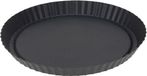 Excellent Houseware Ronde taart/quiche bakvorm 28 cm Zwart Metaal