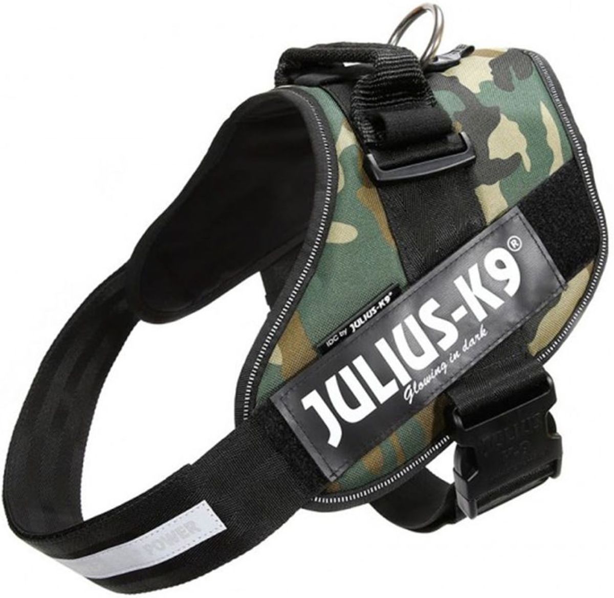 JULIUS K9 IDC Powertuig/Harnas - Maat 3/82-115cm - XXL - Camouflage