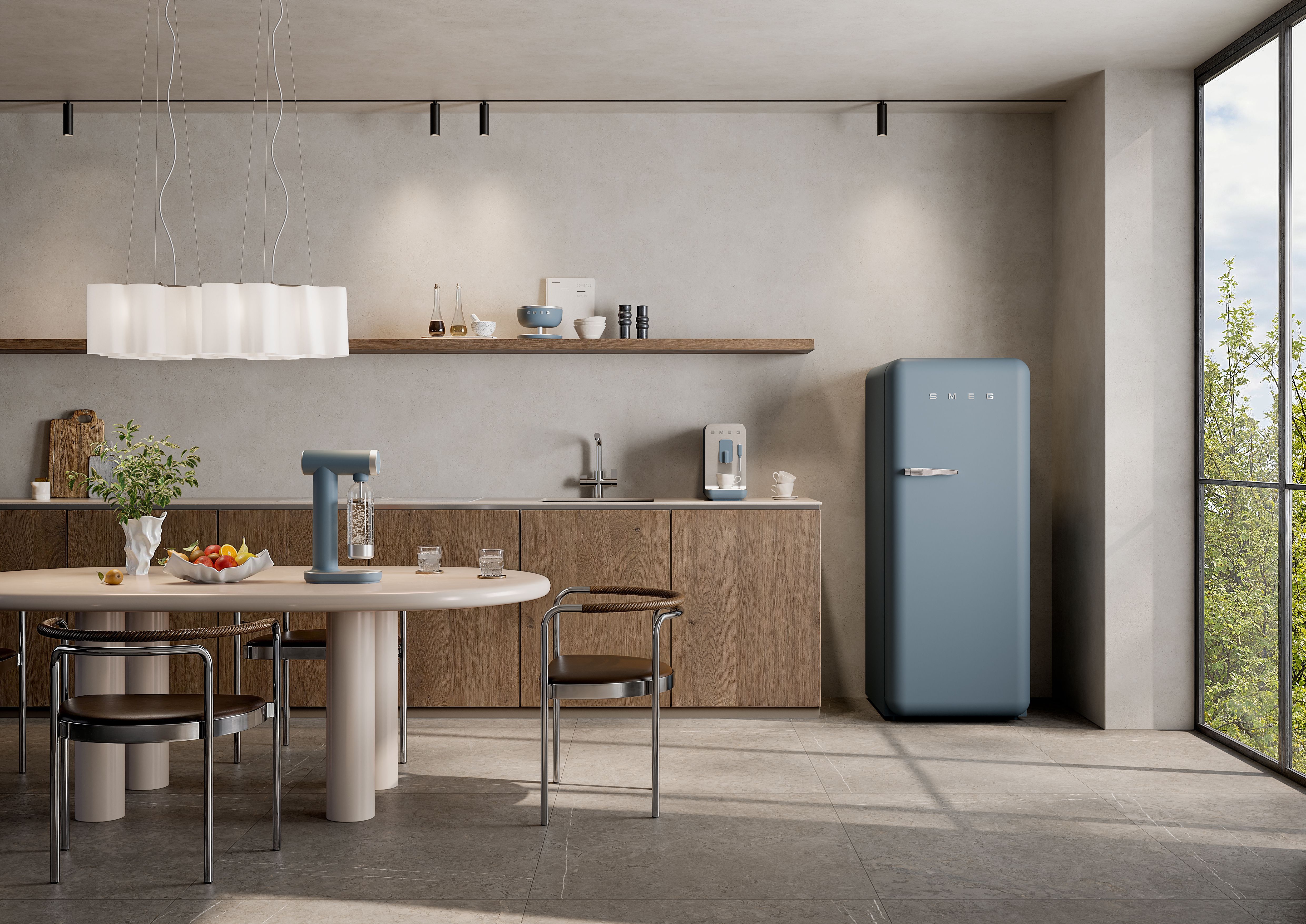SMEG KSC01SBMWW Digitale Keukenweegschaal Storm Blue