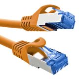 InLine Patchkabel, Cat.6A, S/FTP, TPE (LSZH), CCA, oranje, 5m