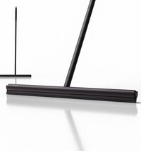 Eavy Vloerwisser RVS - 135 cm - Vloertrekker met Steel - Zwart - 40 cm