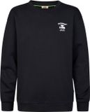 Petrol Industries Jongens Sweater met print Steelhill - Zwart - Maat 128