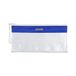 Jorde - tas met ritssluiting - afmeting 22 x 11 cm - blauw