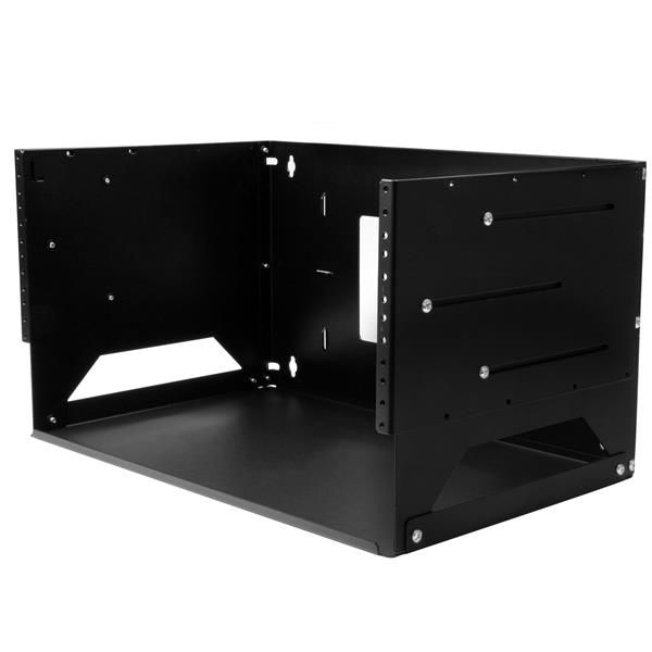 StarTech.com WALLSHELF4U Wand monteerbaar server rack ingebouwd schap wandkast massief staal 4U zwart