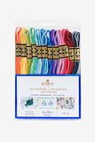 DMC Assortiment van speciaal gemalen garen 117MC – schaduwkleuren, 100% katoen – 12 strengen van 4 meter