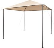 vidaXL Prieel 3x3 m staal beige