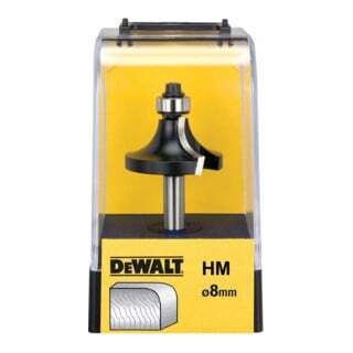DEWALT DEWALT afrondfrees HM Z2 S8 mm D31,8 mm R8 mm DT90015-QZ Aantal:1