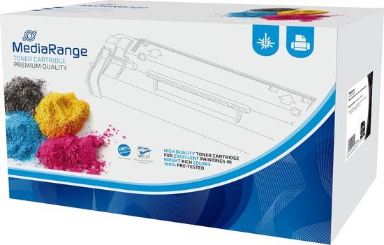 MediaRange MRHPT7560A tonercartridge Zwart