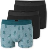 SCHIESSER Short Heren Onderbroeken Assorti 14 Gemeleerd 95% Katoen 5% Elastaan 3 Stuks L