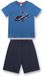 Sanetta Pyjama Schlafanzug Polizei kurz Kids Blauw Katoen Maat 128
