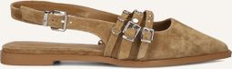 Notre-V D241192129 Hakken Dames - Camel - Maat 41