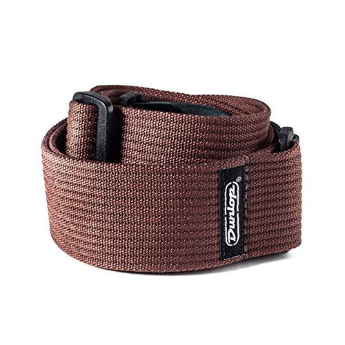 Jim Dunlop D27-01Br Strap Ribbed Cotton Chocolate