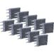 Vhbw 10x Brosse Compatible Avec Zodiac Rg3200 Rt 3200, Rt 2100 Robot Aspirateur De Piscine - En Caoutchouc, 24,8 X 18 X 2,8 Cm