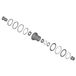 SHIMANO FH-M9210-B, WH-M9200-R, WH-M9220-R Vrijlooplichaam Black One Size