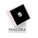 PANDORA Winterblauwe sneeuwvlok Murano bedel in sterlingzilver met blauwe glazen steen, Moments Collectie, compatibele Moments armbanden, 792377C00