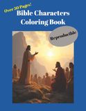 Bible Characters Coloring Book: Reproducible