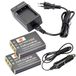 DSTE Batterie de remplacement et chargeur de voyage DC29E, compatible avec Fujifilm NP-95 FinePix F30 F31fd Réel