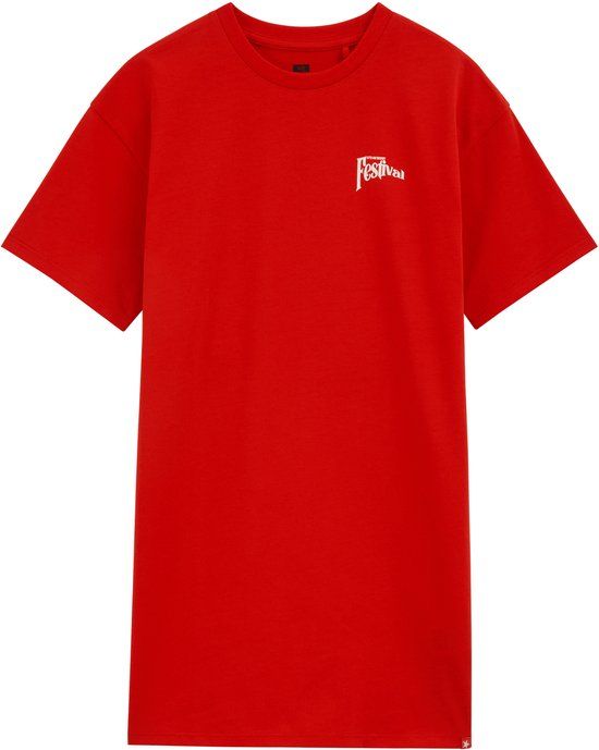 WE Fashion Meisjes T-shirt jurk met print