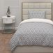 Literie Set 140 x 200 cm - 3D Microfibre - Gris