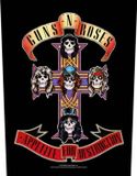 Band Merchandise Guns N' Roses - Appetite For Destruction Rugpatch - Zwart