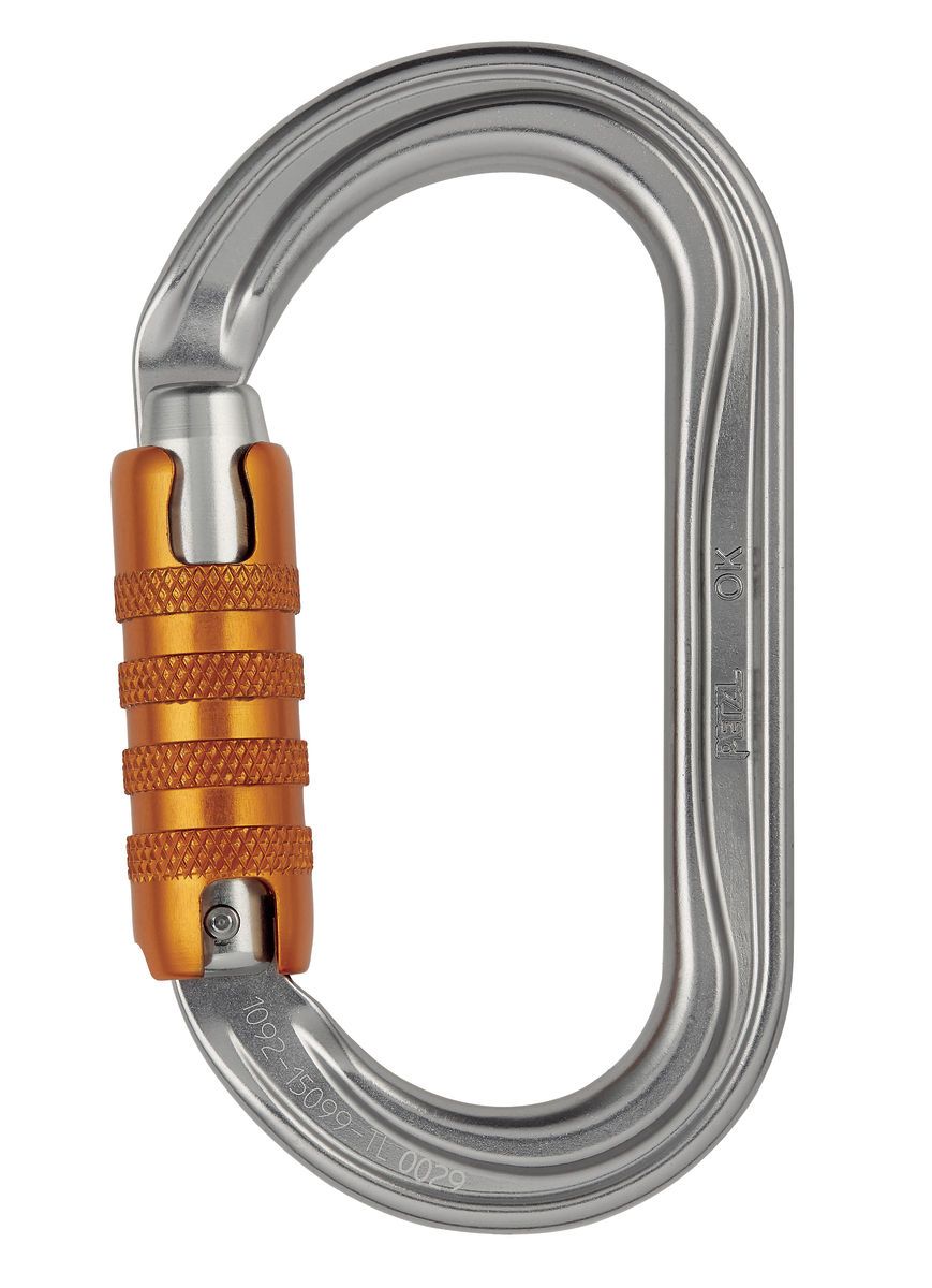 Petzl M33A BL Karabijnhaak grijs