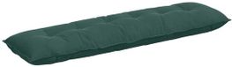 vidaXL Rugkussen Donkergroen 180 x 50 cm Corduroy stof