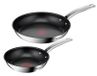 Tefal Duetto+ Pannenset - Koekenpannen - Ø20/26cm - Geschikt voor alle warmtebronnen - Anti-aanbaklaag - RVS